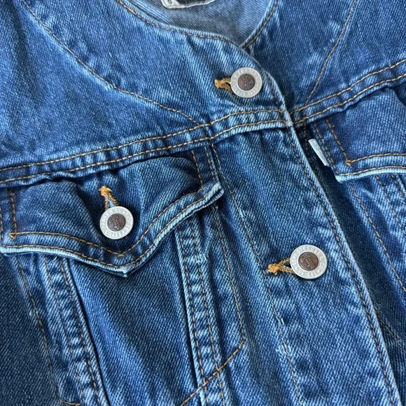 Silver Tab Levi’s Vintage Denim Vest - Picture 2 of 6